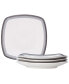 Фото #29 товара Colorscapes Layers Square Dinner Plate Set/4, 10.75"
