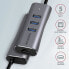 Фото #2 товара HUB USB Axagon 1x RJ-45 + 3x USB-A 3.2 Gen1 (HMA-GL3AP)