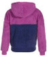 ფოტო #2 პროდუქტის Big Girls Colorblocked Faux-Sherpa Zip Jacket, Created for Macy's