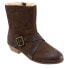Фото #2 товара Softwalk Rayne S2057-211 Womens Brown Wide Leather Casual Dress Boots 9
