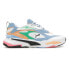 Фото #2 товара Puma RsFast Worldwide Lace Up Mens White Sneakers Casual Shoes 39451801