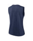 ფოტო #4 პროდუქტის Women's Navy Cleveland Guardians Muscle Play Tank Top