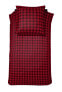 Bettbezug - Flanell - 155x220cm - Rot