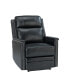 Lidia Modern Genuine Leather Power Recliner with Nailhead Trims