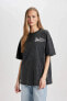 Kadın T-shirt B6798ax/bk81 Black