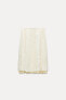 ZW COLLECTION LINEN BLEND MIDI SKIRT