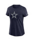 Women's Navy Dallas Cowboys Primary Logo T-Shirt