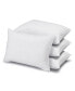 Фото #5 товара Signature Plush Allergy-Resistant Soft Density Stomach Sleeper Down Alternative Pillow, Queen - Set of 4