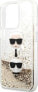 Фото #6 товара Karl Lagerfeld Karl Lagerfeld KLHCP13XKICGLD iPhone 13 Pro Max 6,7" złoty/gold hardcase Liquid Glitter Karl&Choupette Head