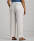 ფოტო #2 პროდუქტის Plus-Size Linen Wide-Leg Pants