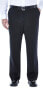 Фото #1 товара Haggar Men Big & Tall Premium No Iron Khaki Flat Pant Classic Fit Black 44Wx30L