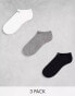 Фото #3 товара Nike Training 3 pack unisex trainer socks in multi