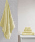 Полотенце для ванной Madison Park Essentials Adrien Super-Soft Cotton 6 шт. Желтый, Bath Towel Set - фото #2