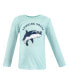 ფოტო #4 პროდუქტის Baby Boys Long Sleeve T-Shirts, Solar System Shark