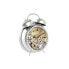 Фото #3 товара Настольные часы DKD Home Decor Стеклянный Серебристый Железо (19 x 7,5 x 25 cm)