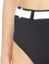 Volcom Womens 185055 Simply Rib Retro Black Bikini Bottom Swimwear Size XS