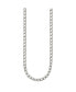 Stainless Steel Polished 24 inch Open Link Necklace