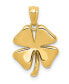 4 Leaf Clover Pendant in 14k Yellow Gold