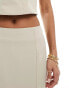 Kaiia tailored maxi skirt co-ord in beige