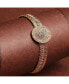ფოტო #3 პროდუქტის Women's Gold Circular Ripple Bracelet