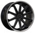 Corspeed Deville Inox mattblack PureSport gefräst - DS10 9x20 ET30 - LK5/112 ML73.1