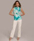 ფოტო #3 პროდუქტის Women's Printed Mock Neck Tank