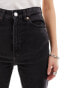 Monki Zami high waist straight leg jeans in black