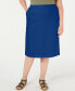 ფოტო #1 პროდუქტის Plus Size Classics Classic Fit Skirt