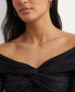 ფოტო #5 პროდუქტის Women's Metallic Off-The-Shoulder Sheath Dress