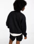 Фото #4 товара Jordan Brooklyn fleece graphic sweatshirt in black