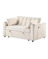 55.3" 41 Multifunctional Sofa Bed With Cup Holder And USB Port For Living Room