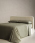 (200 thread count) cotton percale flat sheet