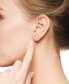 Diamond Prongless Stud Earrings (1/3 ct. t.w.) in 14k White Gold