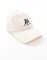 Фото #3 товара ASOS DESIGN baseball cap with embroidery in ecru