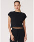 ფოტო #1 პროდუქტის Women's Retreat Pocket Waffle Tee For Women