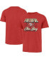 ფოტო #1 პროდუქტის Men's Scarlet Distressed San Francisco 49ers Faithful to the Bay Regional Franklin T-shirt