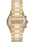 Фото #2 товара Наручные часы Versace Women's Stud Icon Gold Ion Plated Bracelet Watch 26mm.