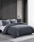 Фото #3 товара Waffle Pique Cotton 3 Piece Duvet Cover Set, Queen