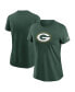 Women's Green Green Bay Packers Primary Logo T-Shirt