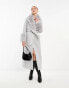 Фото #2 товара Forever New faux fur maxi coat in light grey
