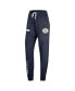 Women's Navy Distressed Michigan Wolverines Gym Vintage-Like Multi-Hit Jogger Pants