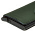 Фото #2 товара SECRID - Men's Mini Matte Leather Wallet With Rfid Card Protector GREEN-BLACK