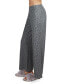 ფოტო #1 პროდუქტის Women's French Terry Cloth Leopard Print Lounge Pants