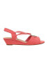 ფოტო #2 პროდუქტის Women's Raizel Memory Foam Stretch Ornamented Wedge Sandals