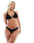 Ivory Rose Fuller Bust mix & match hipster bikini bottom in black crinkle Черный, 38 - фото #2