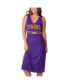 ფოტო #1 პროდუქტის Women's Purple LSU Tigers Training V-Neck Maxi Dress