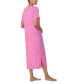 Фото #2 товара Women's Printed Short-Sleeve Nightgown