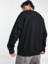 Weekday oversized sweatshirt in black