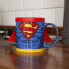 Фото #9 товара Thumbs Up Superman Mug with Cape - Single - 0.25 L - Blue - Red - Ceramic - Silicone - Universal - 1 pc(s)