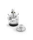 Фото #2 товара Orchid 9 Piece Demitasse Cups and Stand Set
